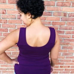 Iris & Rainbow Boutique #L293 Sammy's Reversible Cami (Eggplant)