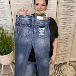 Iris & Rainbow Boutique #K56 Too Much On My Mind Relaxed Fit Judy Blue High Waist Jeans New Arrivals