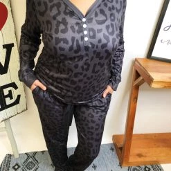 Iris & Rainbow Boutique #L620 It's Wild O'clock Pajamas New Arrivals