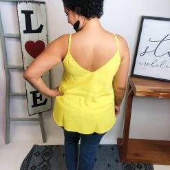 Iris & Rainbow Boutique New Arrivals #M235 A League Of Their Own Top (Lemon)