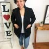 Iris & Rainbow Boutique New Arrivals #M319 Business Women Blazer (Black)