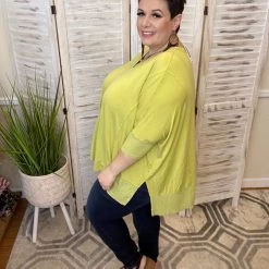 Iris & Rainbow Boutique #J913 Corona & Lime Top New Arrivals