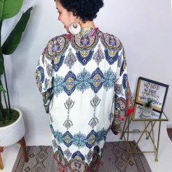 Iris & Rainbow Boutique New Arrivals #M586 Afterglow Kimono (Red)