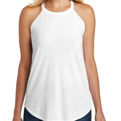 Iris & Rainbow Boutique New Arrivals #K193 Rocker Girl Tank (WHITE)