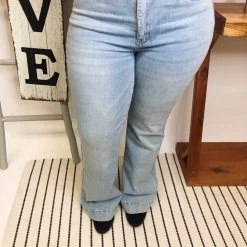Iris & Rainbow Boutique #M315 Braided On You Flare Judy Blue Jeans 11 Iris & Rainbow Boutique #M315 Braided On You Flare Judy Blue Jeans