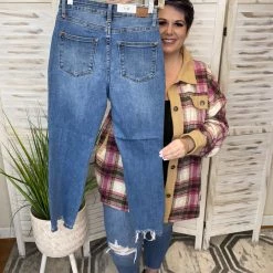 Iris & Rainbow Boutique New Arrivals #K770 Take A Knee Judy Blue Girlfriend Jeans 29 Iris & Rainbow Boutique New Arrivals #K770 Take A Knee Judy Blue Girlfriend Jeans