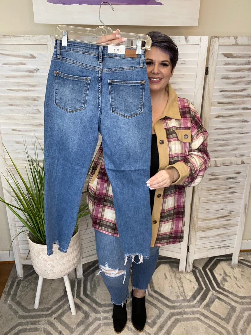 Iris & Rainbow Boutique New Arrivals #K770 Take A Knee Judy Blue Girlfriend Jeans 11 Iris & Rainbow Boutique New Arrivals #K770 Take A Knee Judy Blue Girlfriend Jeans