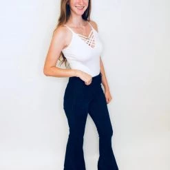 Iris & Rainbow Boutique #K559 A Flare For The Dramatic Pull-On Judy Blue Jeans