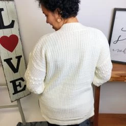 Iris & Rainbow Boutique #L644 Pretty World Cardigan (Ivory)