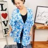 Iris & Rainbow Boutique #L906 Mon Amour Kimono (Blue)
