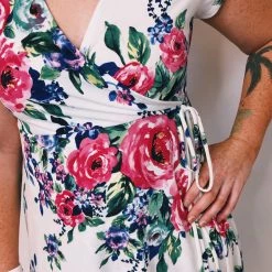 Iris & Rainbow Boutique New Arrivals #K295 Promising Blooms Faux Wrap Dress 9 Iris & Rainbow Boutique New Arrivals #K295 Promising Blooms Faux Wrap Dress