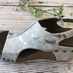 Iris & Rainbow Boutique New Arrivals #C128 Carly's Shimmer Wedge Sandals