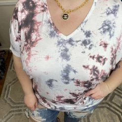 Iris & Rainbow Boutique #H641 Sunset Storms Dolman Top New Arrivals