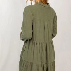 Iris & Rainbow Boutique New Arrivals #L442 All I Want Dress (Olive)