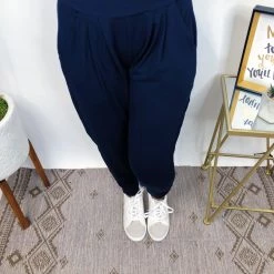 Iris & Rainbow Boutique #M569 Harem Pants (Navy)
