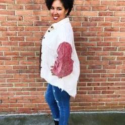 Iris & Rainbow Boutique #L330 Playing With Fire POL Shacket New Arrivals