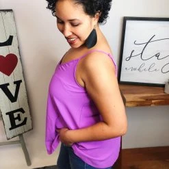 Iris & Rainbow Boutique #M236 A League Of Their Own Top (Lilac) New Arrivals