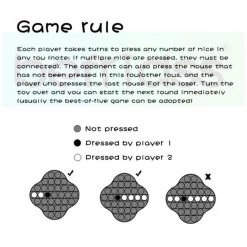 Iris & Rainbow Boutique #H822 Push Pop Bubble Fidget Toy