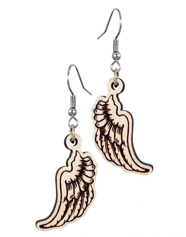 Iris & Rainbow Boutique #750 Unique Wood Earrings 4 Iris & Rainbow Boutique #750 Unique Wood Earrings