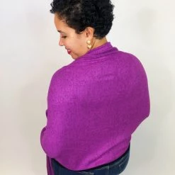 Iris & Rainbow Boutique #K735 Going Steady Pocket Scarf (Magenta)