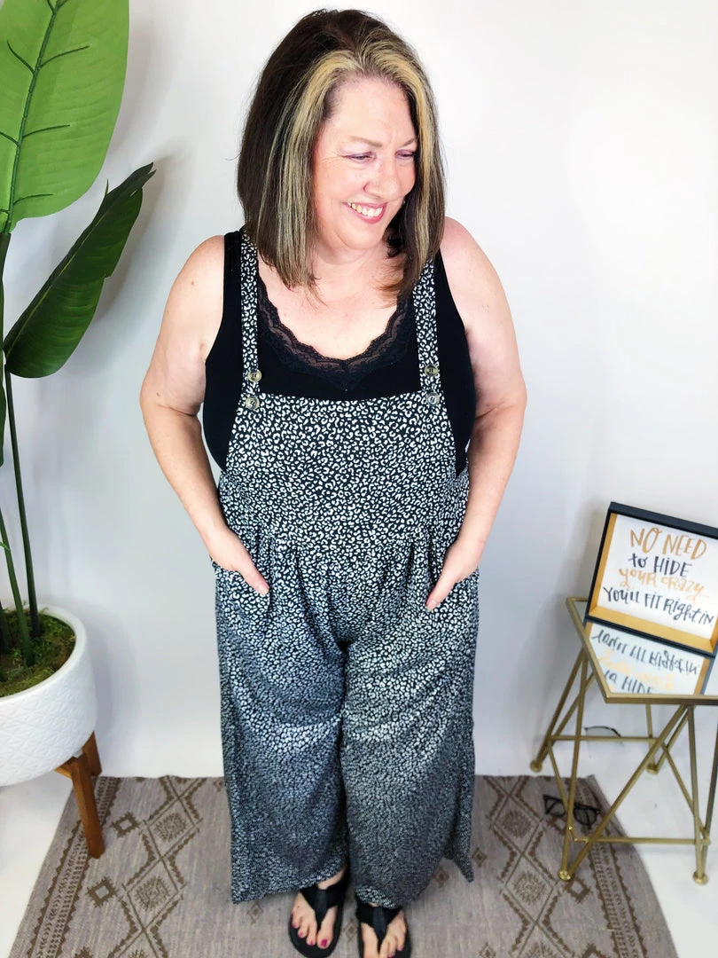 Iris & Rainbow Boutique #M598 Wild Print Jumpsuit New Arrivals 4 Iris & Rainbow Boutique #M598 Wild Print Jumpsuit New Arrivals