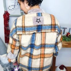 Iris & Rainbow Boutique #L428 You Must Have Winter POL Shacket New Arrivals