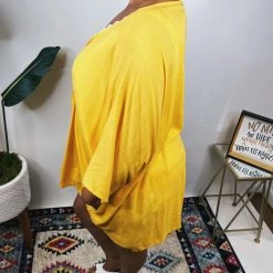 Iris & Rainbow Boutique #N321 Feeling Awesome Kimono (Yellow) *DOORBUSTER*