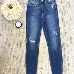 Iris & Rainbow Boutique #L973 Come With Me Skinny Judy Blue Jeans