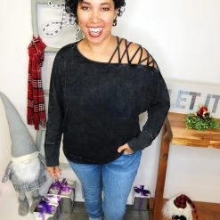 Iris & Rainbow Boutique New Arrivals #L427 Call Me Maybe Dolman Top