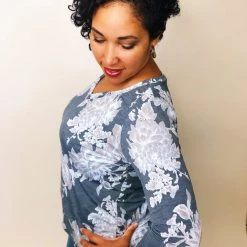 Iris & Rainbow Boutique #K557 Bloom Under The Moonlight Top