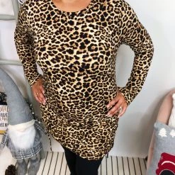 Iris & Rainbow Boutique #L228 Chasing Dreams Leopard Dress New Arrivals