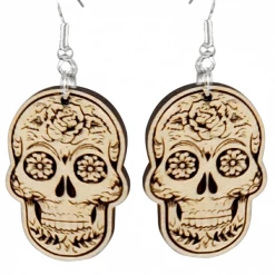 Iris & Rainbow Boutique #750 Unique Wood Earrings 19 Iris & Rainbow Boutique #750 Unique Wood Earrings