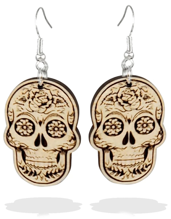 Iris & Rainbow Boutique #750 Unique Wood Earrings 10 Iris & Rainbow Boutique #750 Unique Wood Earrings