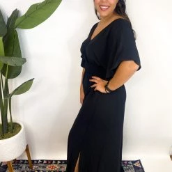 Iris & Rainbow Boutique New Arrivals #N433 Pretty In Black Dress