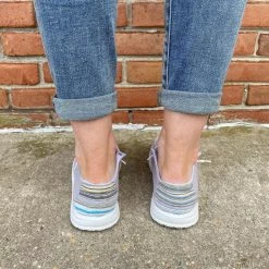 Iris & Rainbow Boutique #655 Poppy's Slip On Shoes (gray) New Arrivals