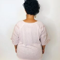 Iris & Rainbow Boutique K382 Blushing Vines Of Lace Sleeve Top