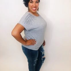 Iris & Rainbow Boutique #K374 Angels Of Rock Top