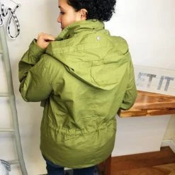 Iris & Rainbow Boutique New Arrivals #L561 Trendy Temptation Utility Jacket (Dark Olive)