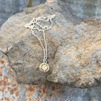 Iris & Rainbow Boutique New Arrivals #733 Bullet Necklace - Silver