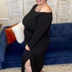 Iris & Rainbow Boutique #L229 Breathtaking In Black Dress