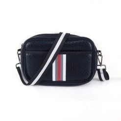 Iris & Rainbow Boutique #M63 Eastern Crossbody Bag (Red Stripe) New Arrivals
