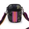 Iris & Rainbow Boutique #M190 Neoprene Phone Bag (Pink Stripe) New Arrivals
