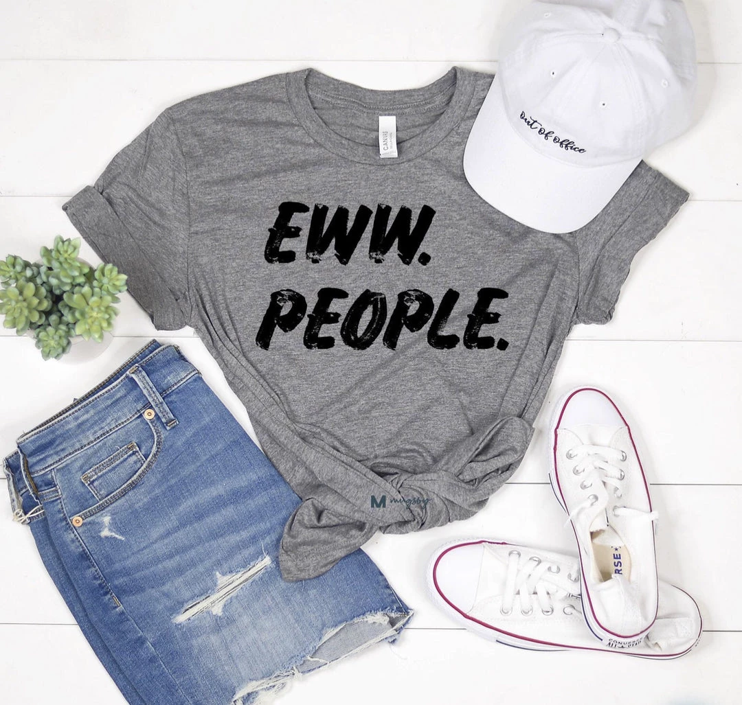 Iris & Rainbow Boutique #C106 Eww People Tee 3 Iris & Rainbow Boutique #C106 Eww People Tee