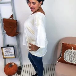 Iris & Rainbow Boutique #K984 Caramel Drizzle POL Top New Arrivals