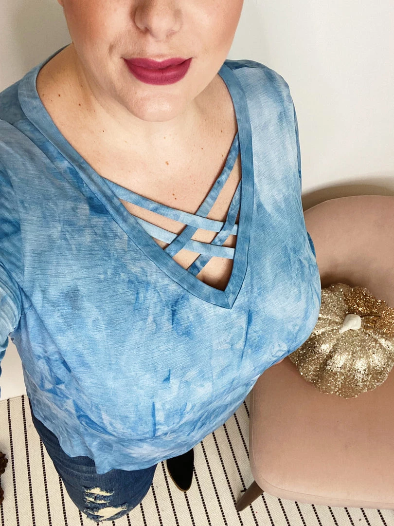 Iris & Rainbow Boutique #K981 Glittering Morning Sky Feelings 3/4 Sleeves Top New Arrivals 5 Iris & Rainbow Boutique #K981 Glittering Morning Sky Feelings 3/4 Sleeves Top New Arrivals