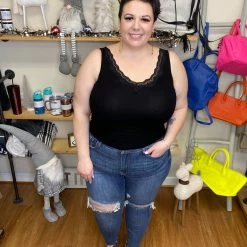 Iris & Rainbow Boutique #H244 Spread The Love Distressed Judy Blue Skinny Jeans New Arrivals