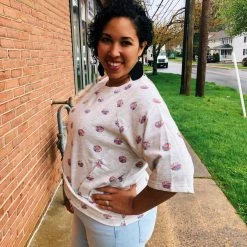 Iris & Rainbow Boutique New Arrivals #J765 Catch Some Shade Top (Heather Grey)