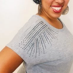 Iris & Rainbow Boutique #K374 Angels Of Rock Top