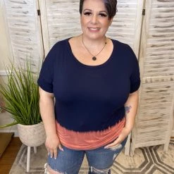 Iris & Rainbow Boutique New Arrivals #J903 A Dip In The Coral Reef Top