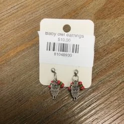Iris & Rainbow Boutique #741 Baby Owl Earrings New Arrivals